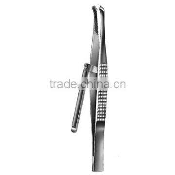 18 cm Dissecting Forceps With Clip Rack / stainless steel dissection forceps