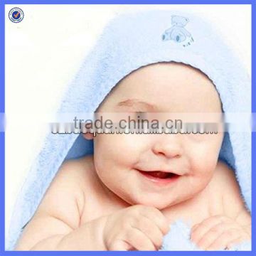 Super soft bamboo fabric kids hooded bath towels