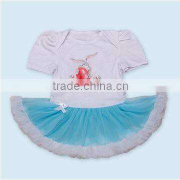 2017 New Hot Sell Summer Easter Day Suit, Baby Set ,high Quqlity , Romper With Headband With One Pair of Shoes photo-2