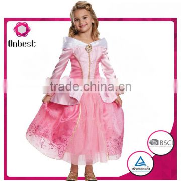 2016 new pink girl's baby wedding decoration dress princess costumes