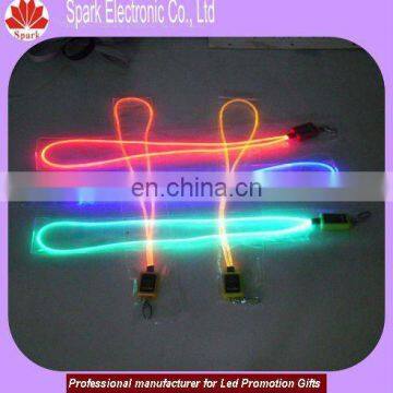 flashing lanyards for party promotion gifts with 3 flashing modes and switch at front