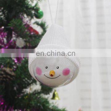 Party Decoration Supplies Lovely Snowman With Hat Christmas Ball