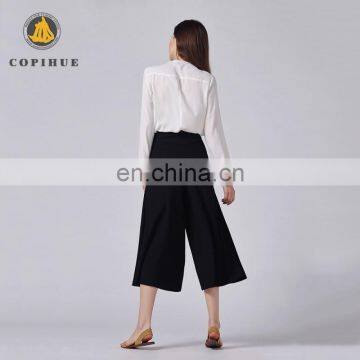 small MOQ Wide acclaim casual loose elegant women pants