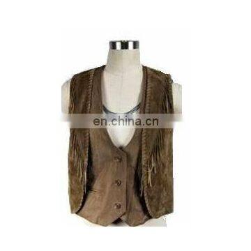 ladies' suede vest