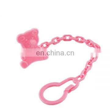Cute Bear Shape Silicone Baby Teether Baby Pacifier Clip NursIng Toys photo-4