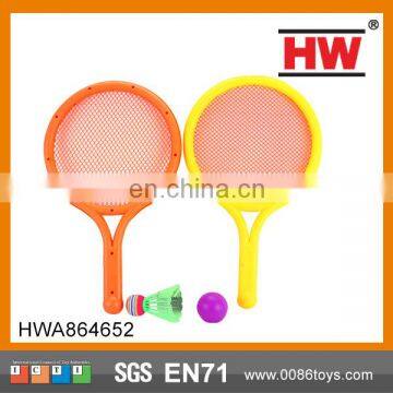 Surface Of The Racket With Yellow and Orange Mini Kids Toys