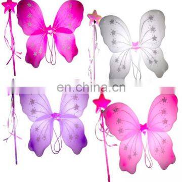 Customized party animal largegirl fairy wings for kids