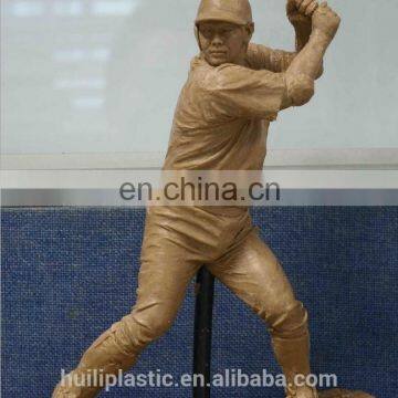 personalized baseball player clay figurines, realistic clay sample for sports figure, handmade prototype baseball figrue