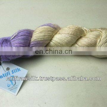 Spun silk