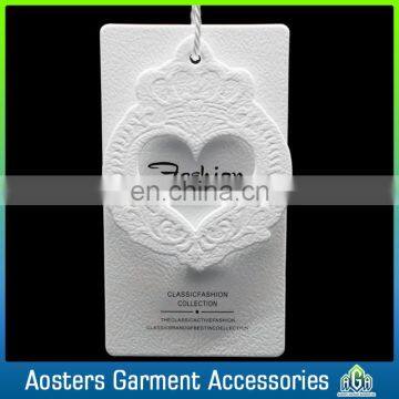 New Design Art Paper Printing Cheap Custom Embossed Hang Tags Wholesale photo-3