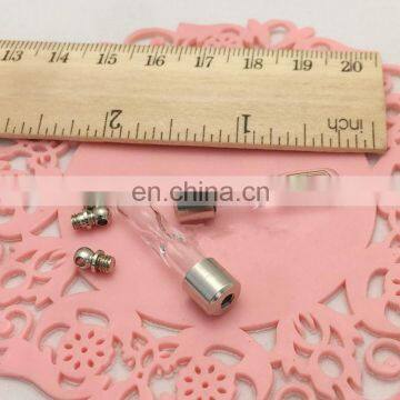 China Jewelry Manufacturer Cheap Custom Mini Sand Hourglass Pendant For Jewelry Making photo-2