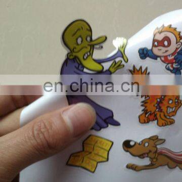 Hot Selling Promotional printed cartoon vinyl sticker