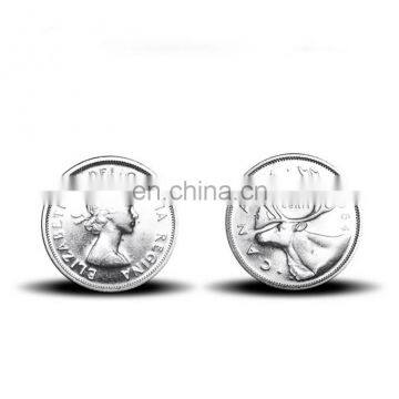 Professional OEM Factory Custom Commercial Souvenir Sliver Metal Copy Canada Coin