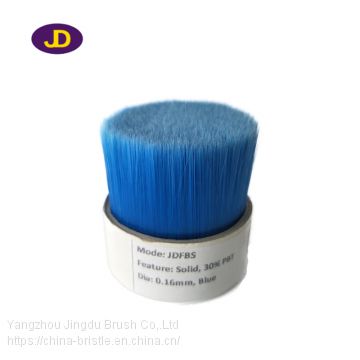 Blue solid brush filaments