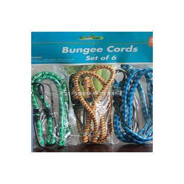 SG2106 6PC Bungee cord set 2pc luggage straps Climbing rope