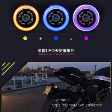 Spirit Beast Motorcycle Modified Alloy Colorful Angel Eyes Light Screws FR203 L1 photo-2