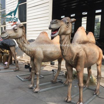 LORISO6022 Customized Life Size Animatronic Animal Camel For Sale