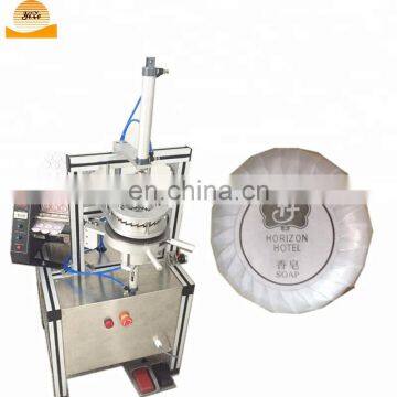 Manual Round Pleated Soap Packing Machine in Paper Pearlized Film Soap Wrapping Machine photo-2
