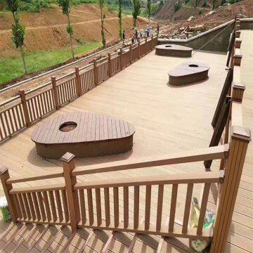 Latest Technology Outdoor WPC Wood Plastic Composite Floor Line Decking