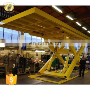 7LSJG Shandong SevenLift Manual Operation Hydraulic Workshop Scissor Lift Table 2 Ton