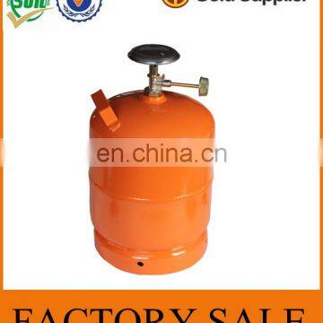 JG 3kg Portable LPG Gas Cylinder With Gas Burner,Steel Material Cooking LPG Gas Cylinder, China LPG Gas Cylinder photo-4