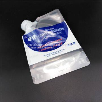 Made in China 1000ml Plastic Bag of Waterproof Paint for Building/with Large Nozzle Stand - up Plastic Bag photo-3