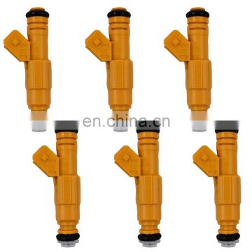 6PCS Fuel Injectors 4Hole For 87-98 Jeep 4.0L High Performance 0280155710