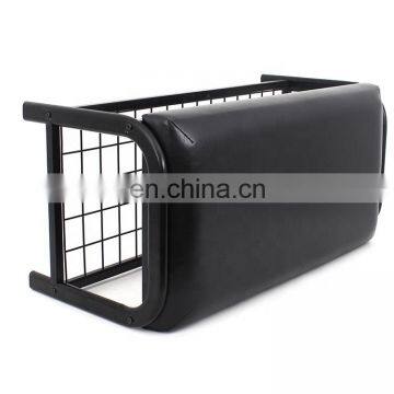Customized Half-PU Portable Single Modern Home Furniture Leather and Iron Combined Shoe Rack Chair Stool photo-5