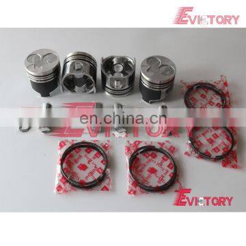 Excavator engine overhaul Kubota V1505 V1505T oversize  PISTON AND PISTON RING SET +0.50