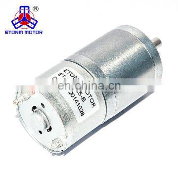 25mm small slow rotating motor electric valve 12v dc gears motor