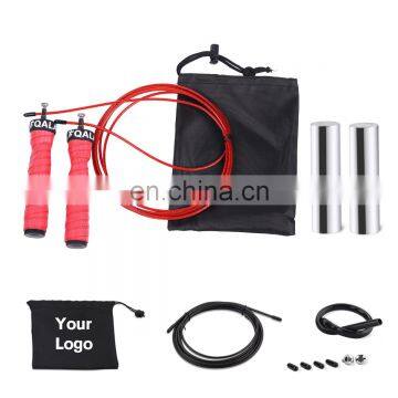 Popular Loss Sweatband Wrapped Sport Cabel Weighted Speed Jump Rope photo-7