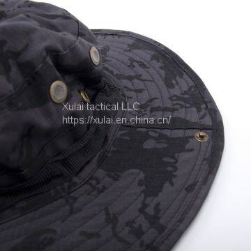 Camouflage Hunting Bonnie Hat Bucket Hat Cap Cotton photo-3