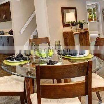 glass round kitchen table glass top dining table dining room furniture