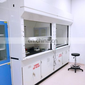 full steel structure laboratory floor mounted fume hood