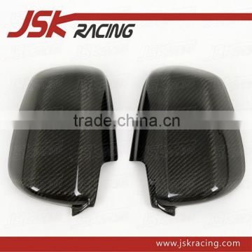 FOR EVO 10 EVO X CARBON FIBER MIRROR COVER FOR MITSUBISHI LANCER EVOLUTION EVO 10 EVO X (JSK200821)