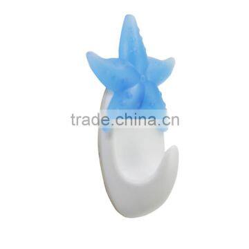 White Self Adhesive Removable Plastic Back Hooks photo-4