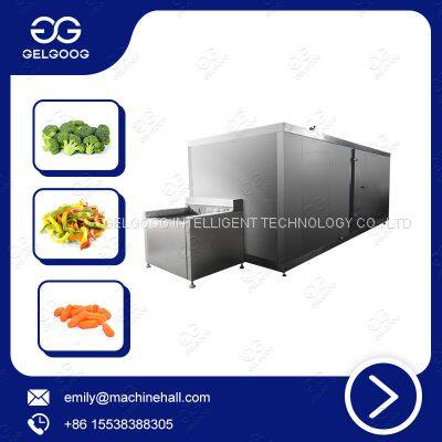 Quick Freezer For Fruit Iqf Tunnel Belt Freezing Machine  Iqf Processing Unit Systems