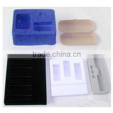 flocking plastic vac tray