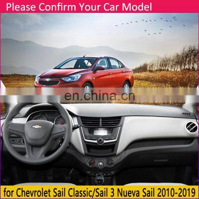 for Chevrolet Sail Classic 2010~2019 Anti-Slip Mat Dashboard Cover Pad Sunshade Dashmat Carpet Car Accessories New Nueva Sail 3 photo-2