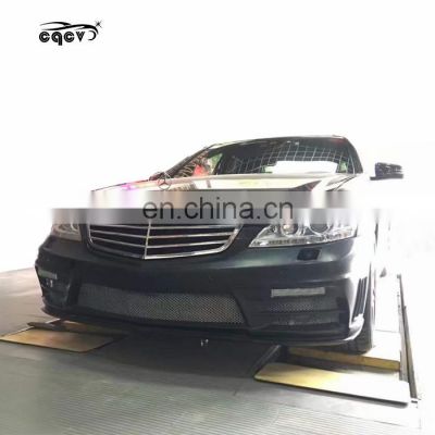 Good fitmen WD style body kit for Mercedes Benz old S CLASS w221 for 2006-2013 front bumper rear bumper side skirts