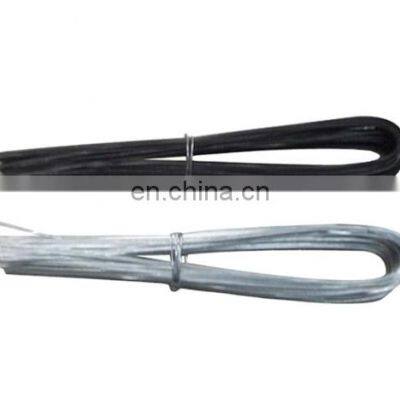 Wholesale construction rebar tying u type 1.5mm GI cut wire