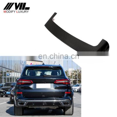 Modify Luxury X5 G05 Carbon Fiber Car Roof Spoiler for BMW X5 G05 Sport Utility 4-Door 2019-2020