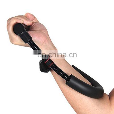 Wholesale Hand Training Device Adjustable Wrist Strengthener Thick Carbon Steel Spring Arm Strength Muscle Trainer For Home Gym