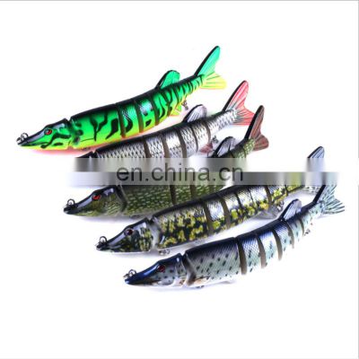 Multi-jointed 5 colors 20.5cm/69g Trolling Lure Minnow for Freshwater Saltwater