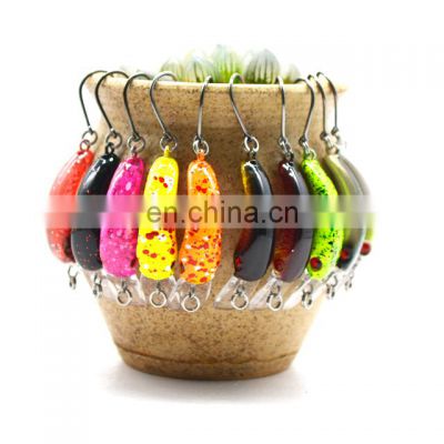 Fast delivery  Free sample  3Dlure eyes 3.7cm/1.5g mini Plastic crank minnow  Hard Lure Bass Fishing Lures Wobbler Bait