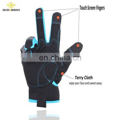 Customize Logo Grip Yard Work Assembly Gloves, Flexible Utility Touch Screen Mechanic Gloves photo-3