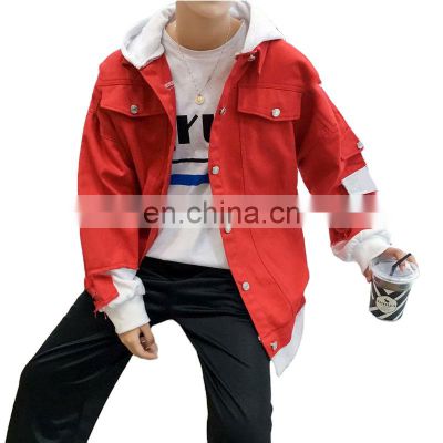 custom LOGO  Hot Selling cotton Casual Wear Custom Track Jacket Denim Mens Pilot Jacket Men Denim Jacket S-5XL