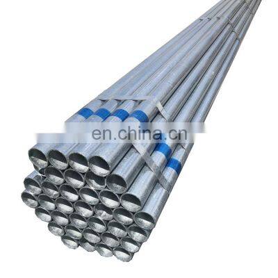 China Supplier 1/ gi pipe price 1.5 inch 10 inch galvanized schedule 40 seamless steel pipe