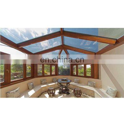 Prefabricated aluminium patio sunroom design China supplier