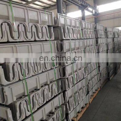 Composite Resin BMC/SMC/FRP U Drainage Channel With Grating photo-5